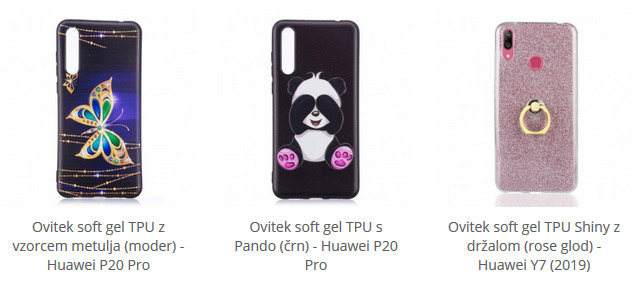 Soft gel ovitki za Huawei Soft gel ovitki za Huawei